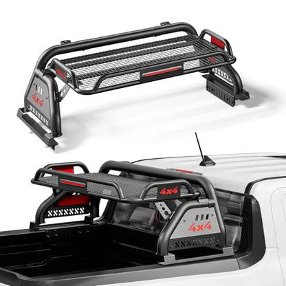 Roll Bar for Truck with Cargo Basket