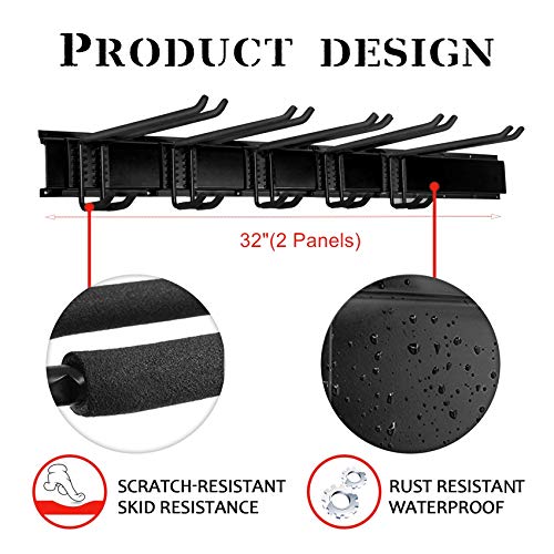 Garage Storage Organization System Ski Wall Rack Up to 10 Pairs