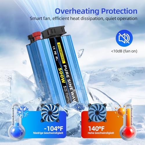 500W 24V Pure Sine Wave Inverter