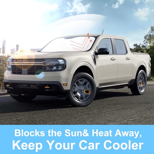 Sun Shade for Ford Maverick Hybrid XL XLT Lariat Truck 2022