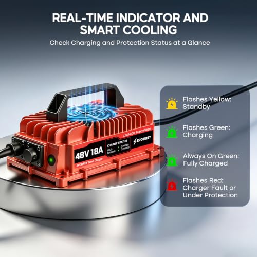 48V 18AMP Golf Cart Battery Charger for Club Car