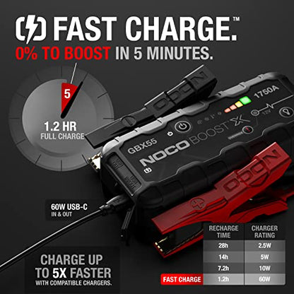 Boost GBX55 1750A UltraSafe Jump Starter