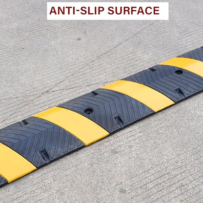 2 Pack 6FT Speed Bumps with 8 Bolts (2 Count)
