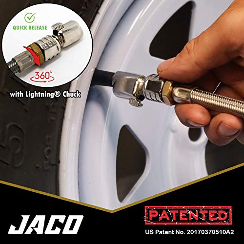 JACO FlowPro Digital Tire Inflator with Pressure Gauge