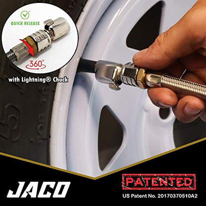JACO FlowPro Digital Tire Inflator with Pressure Gauge