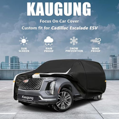 10 Layers Car Cover Custom Fit for Cadillac Escalade ESV 2002