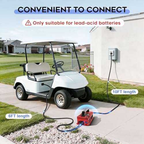 15 AMP Golf Cart Charger for 48 Volt EZGO RXV & TXT