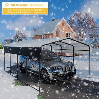 13x20FT Heavy Duty Metal Carport
