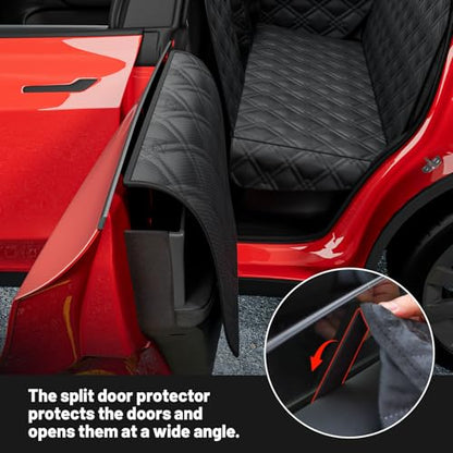 Dog Car Seat Cover For Back Seat Compatible With Tesla Model Y