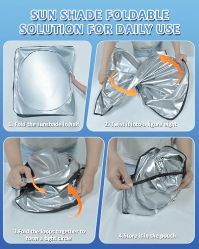 Sun Shade for Ram Windshield Sunshade for 2019