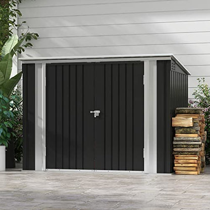 6x3 FT Horizontal Metal Shed