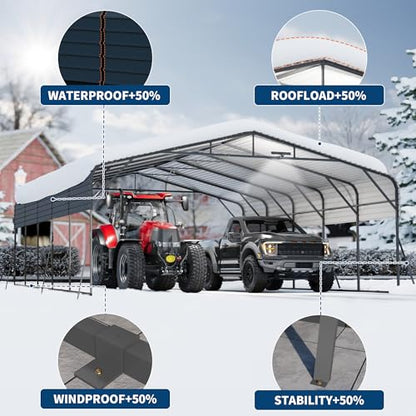 20x25FT Metal Carport w
