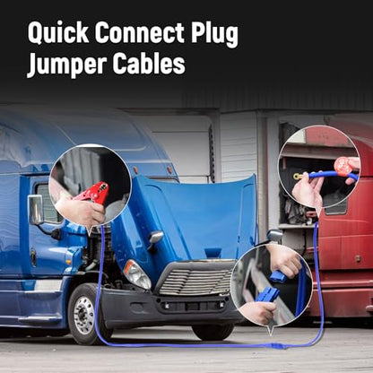 Quick Connect Heavy Duty Jumper Cables