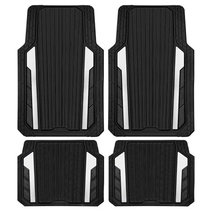 Heavy Duty Rubber Car Mats Metallic