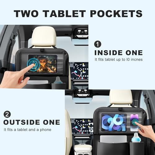 Car Backseat Organizer with Tablet Holder