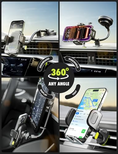 OneClick Car Phone Holder Mount for Dash Vent