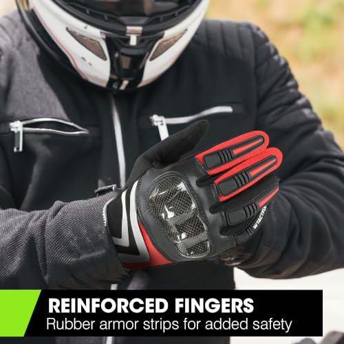 Lightweight Motorcycle Gloves for Men Women Touchscreen Summer