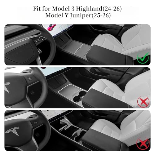 Center Console Cover 5Pcs Set for Tesla Model 3