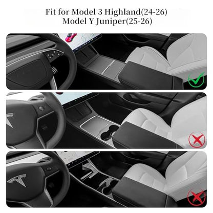 Center Console Cover 5Pcs Set for Tesla Model 3
