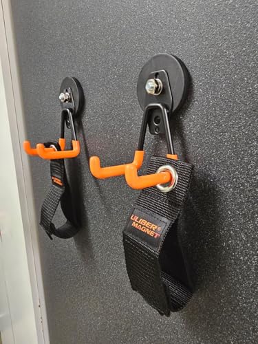 Heavy Duty Magnetic Garage Hooks (6 Count)