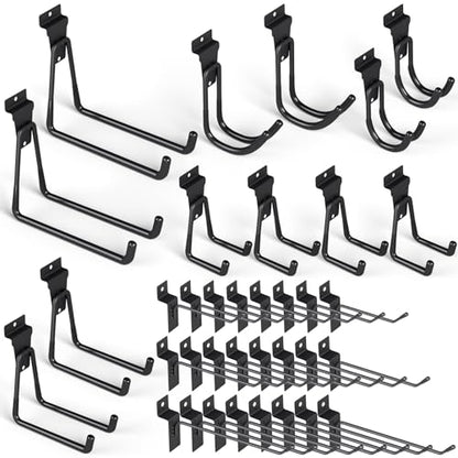 36 Pack Heavy Duty Slatwall Hooks (36 Count)