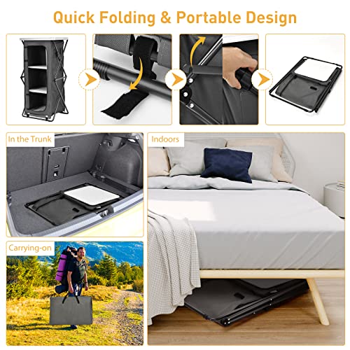Folding Camping Storage Cabinet