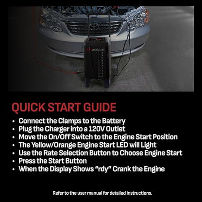 Wheeled 6A Car Battery Charger & Maintainer