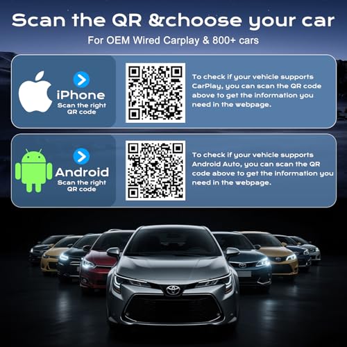 CarPlay Wireless Adapter for iPhone & Android Auto