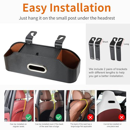 Car Seat Back Cup Holder