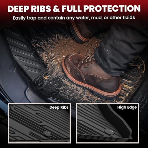 Floor Mats for Ford Explorer 6 Seats with Second Row Center Console