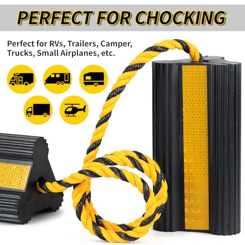Heavy Duty Rubber Wheel Chocks