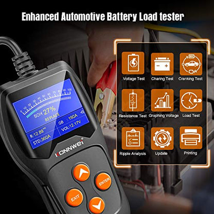 KW600 Car Battery Tester 12V Professional 100