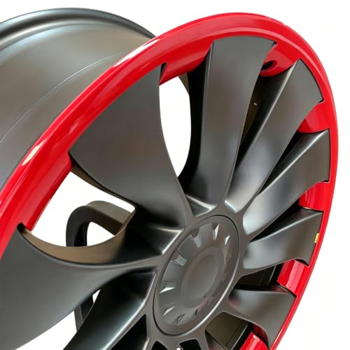 Wheel Rim Protector for Tesla Model Y Performance 21 Inch Überturbine Wheels All (4 Count)