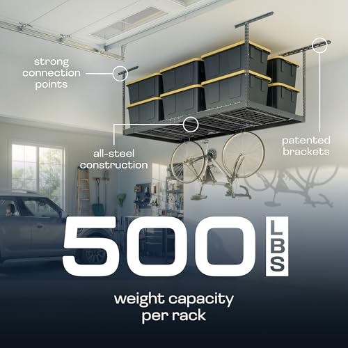 MonsterRax 4x8 Overhead Garage Storage Rack