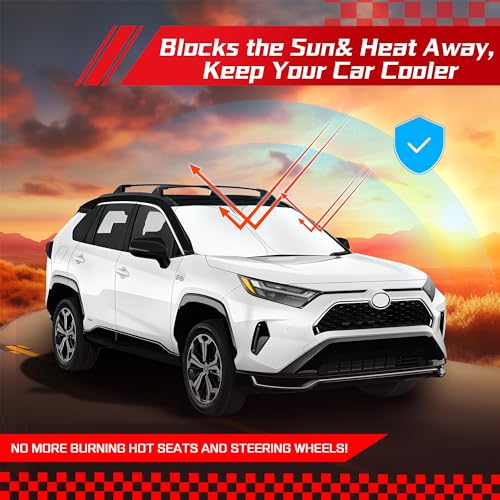 Windshield Sun Shade for Toyota RAV4 2019
