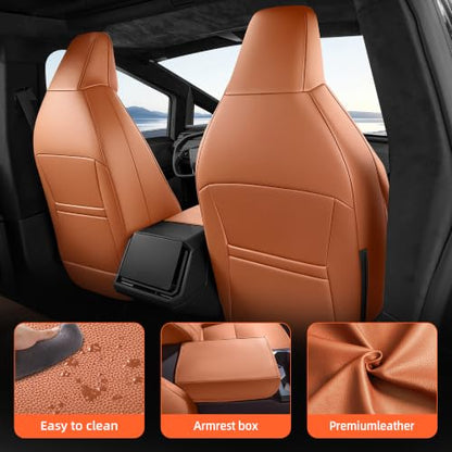 Seat Covers for Tesla Cybertruck 2026 2024 Airbag Compatible