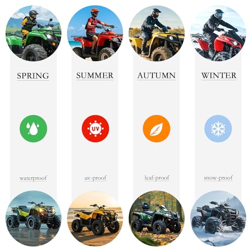 ATV Cover 210D Oxford Fabric Protection Against Water
