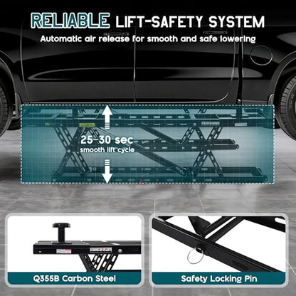 8000 LBS Portable Car Lift for Home Garage Use