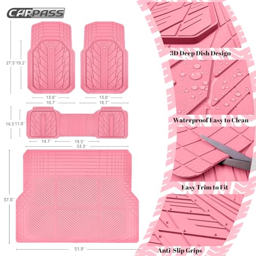 Floor Mats for Cars M (4 Count)