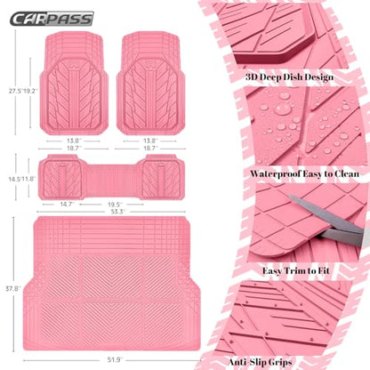 Floor Mats for Cars M (4 Count)