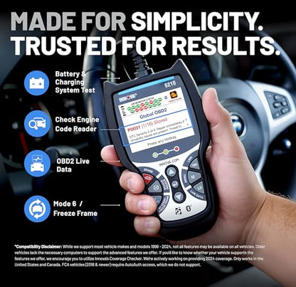 5210 OBD2 Scanner & Engine Code Reader