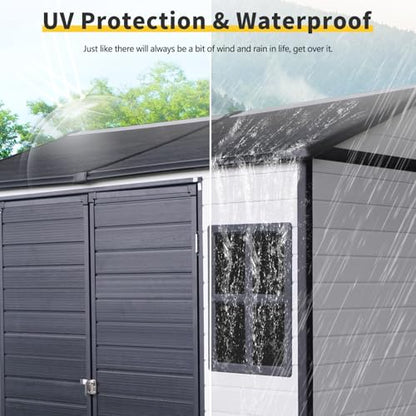 8x6 FT Outdoor Storage Shed