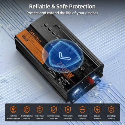 2500 Watt Pure Sine Wave Power Inverter