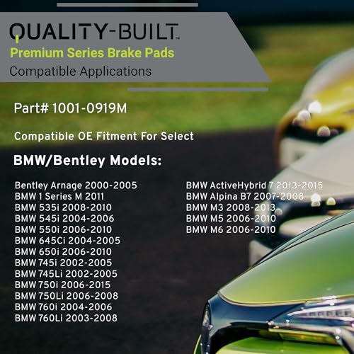 Rear Semi Metallic Brake Pads