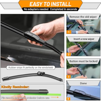 Windshield Wiper Blade Replacement for Audi Q5 SQ5 Q3