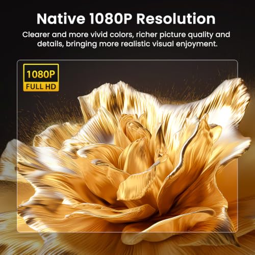 Native 1080P Outdoor Smart Projector
