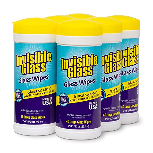 90160 6PK Glass Cleaning Wipes (240 Count)