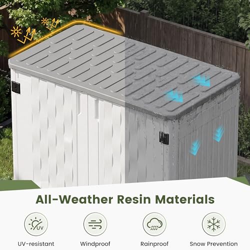 67 Cu.Ft Resin Outdoor Storage Shed