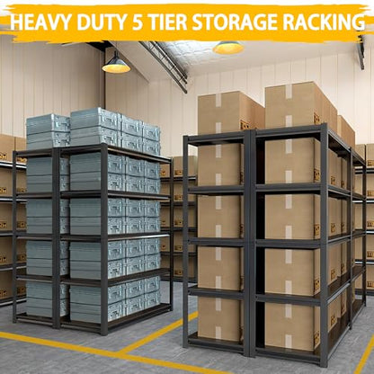 Heavy Duty Garage Shelving Units and Storage (3 Count)