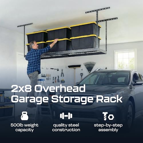 MonsterRax 2x8 Overhead Garage Storage Rack